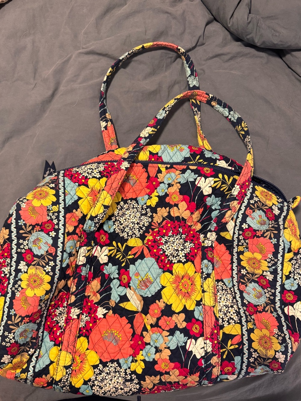 Vera Bradley Quilted Medium Duffel Bag